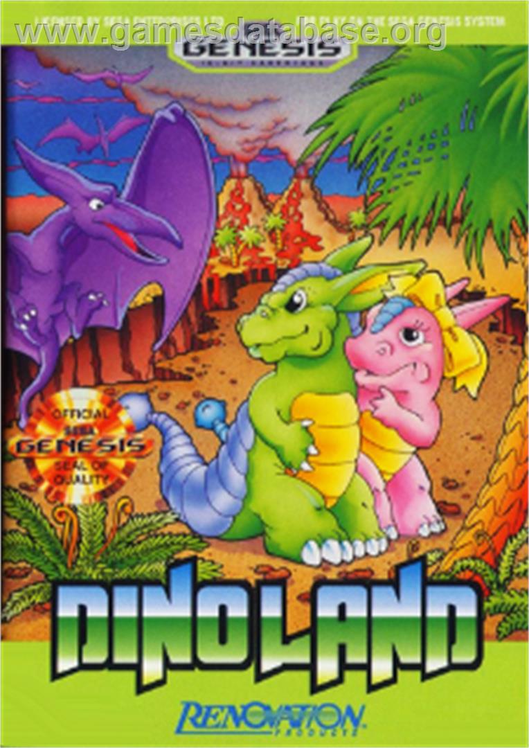 Dino Land - Sega Nomad - Artwork - Box