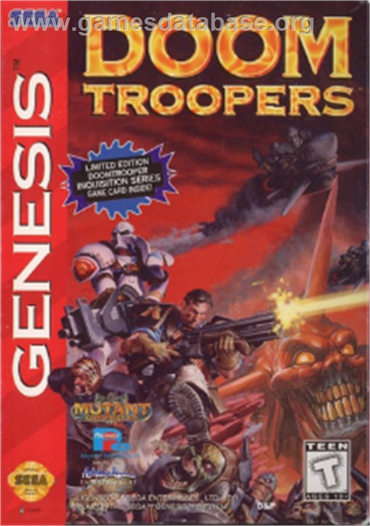Doom Troopers: Mutant Chronicles - Sega Nomad - Artwork - Box