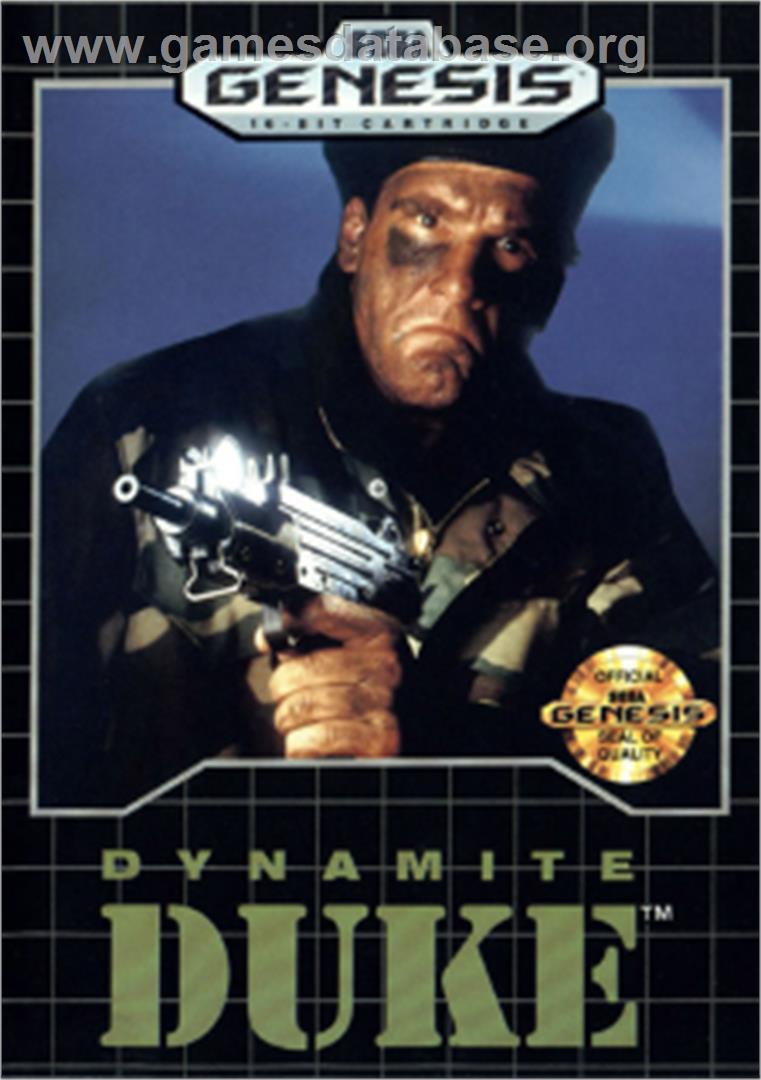 Dynamite Duke - Sega Nomad - Artwork - Box