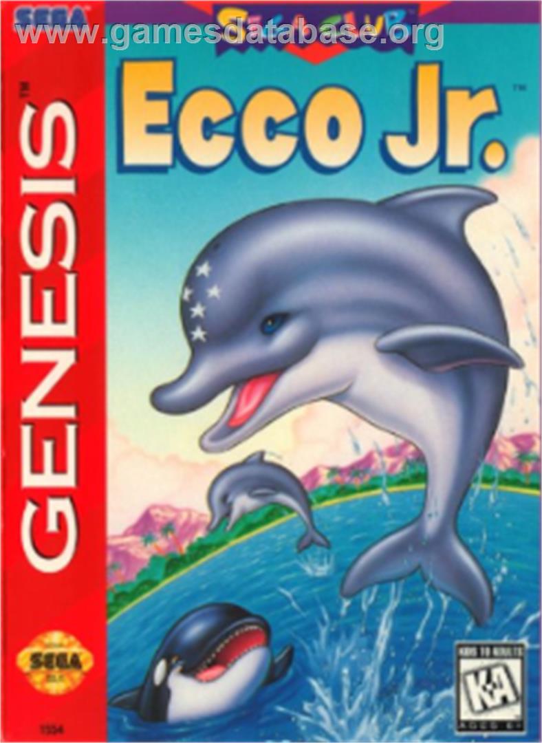 Ecco Jr. - Sega Nomad - Artwork - Box