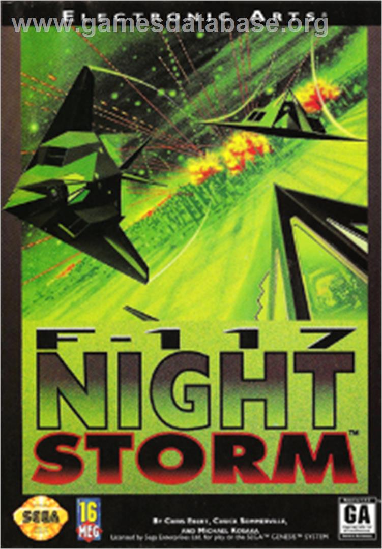 F-117 Night Storm - Sega Nomad - Artwork - Box
