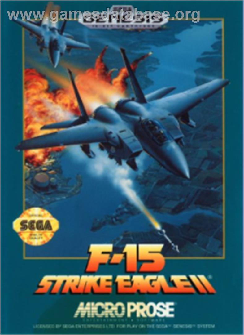 F-15 Strike Eagle II - Sega Nomad - Artwork - Box