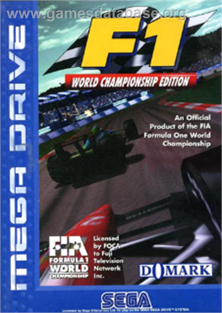 F1 World Championship Edition - Sega Nomad - Artwork - Box