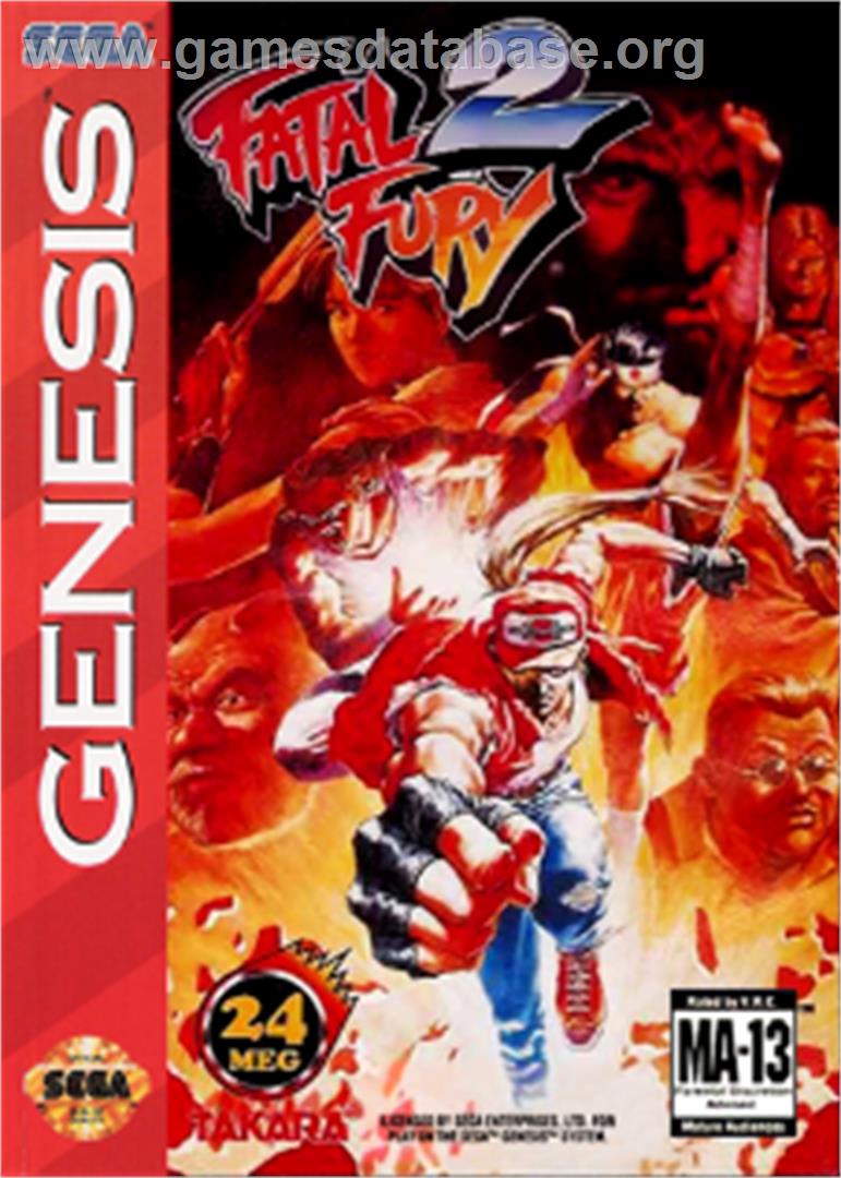 Fatal Fury 2 / Garou Densetsu 2 - arata-naru tatakai - Sega Nomad - Artwork - Box