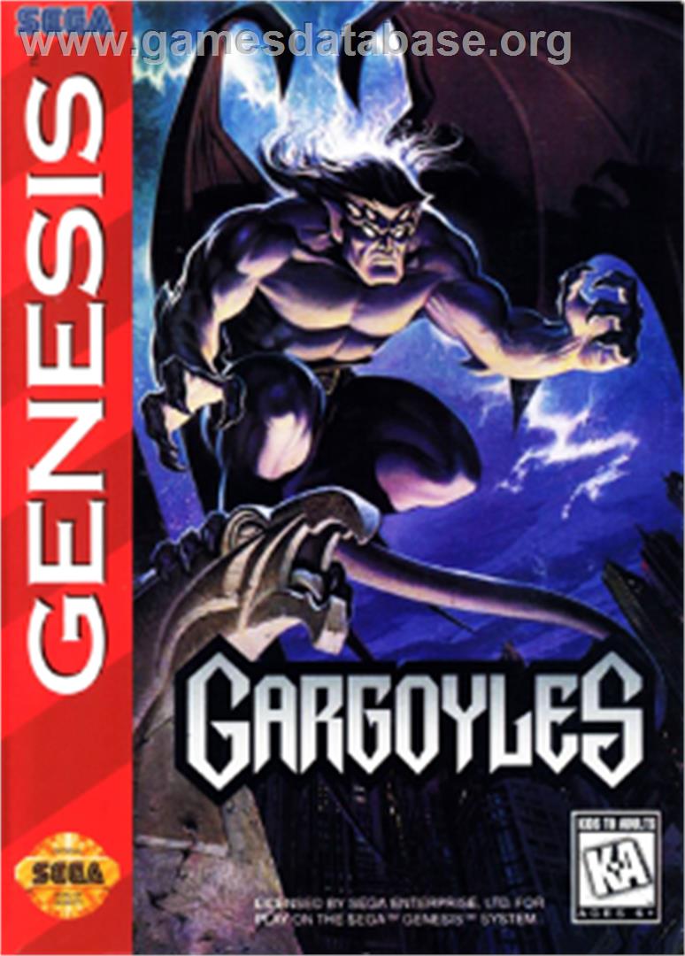 Gargoyles - Sega Nomad - Artwork - Box