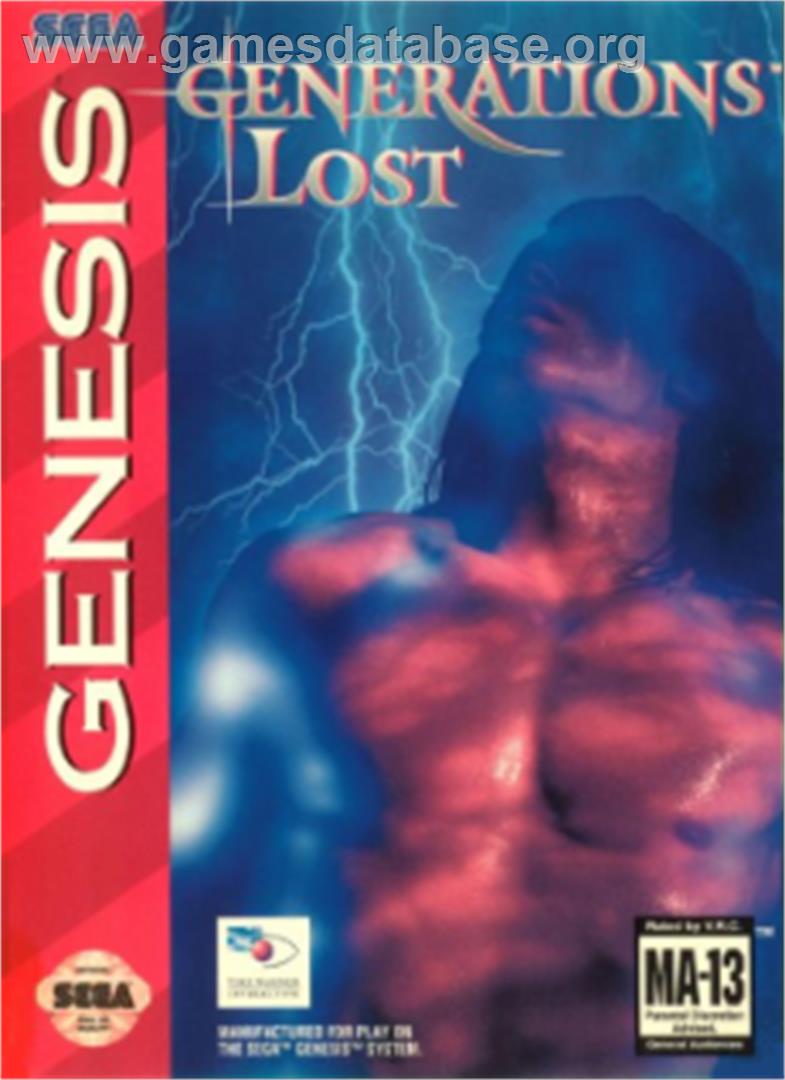 Generations Lost - Sega Nomad - Artwork - Box