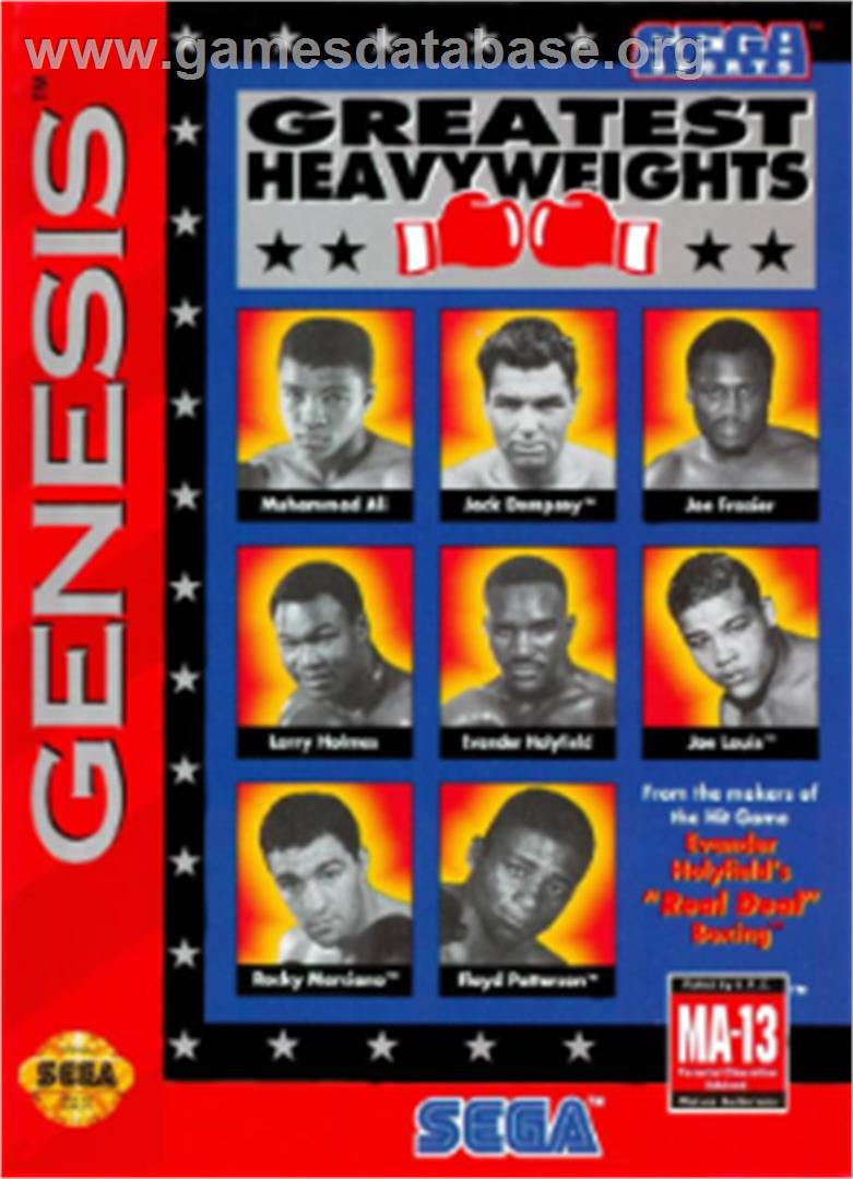 Greatest Heavyweights - Sega Nomad - Artwork - Box