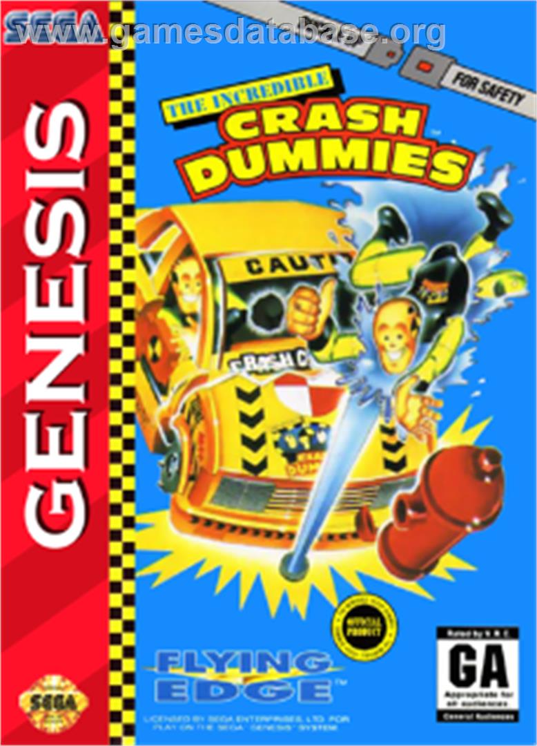 Incredible Crash Dummies, The - Sega Nomad - Artwork - Box