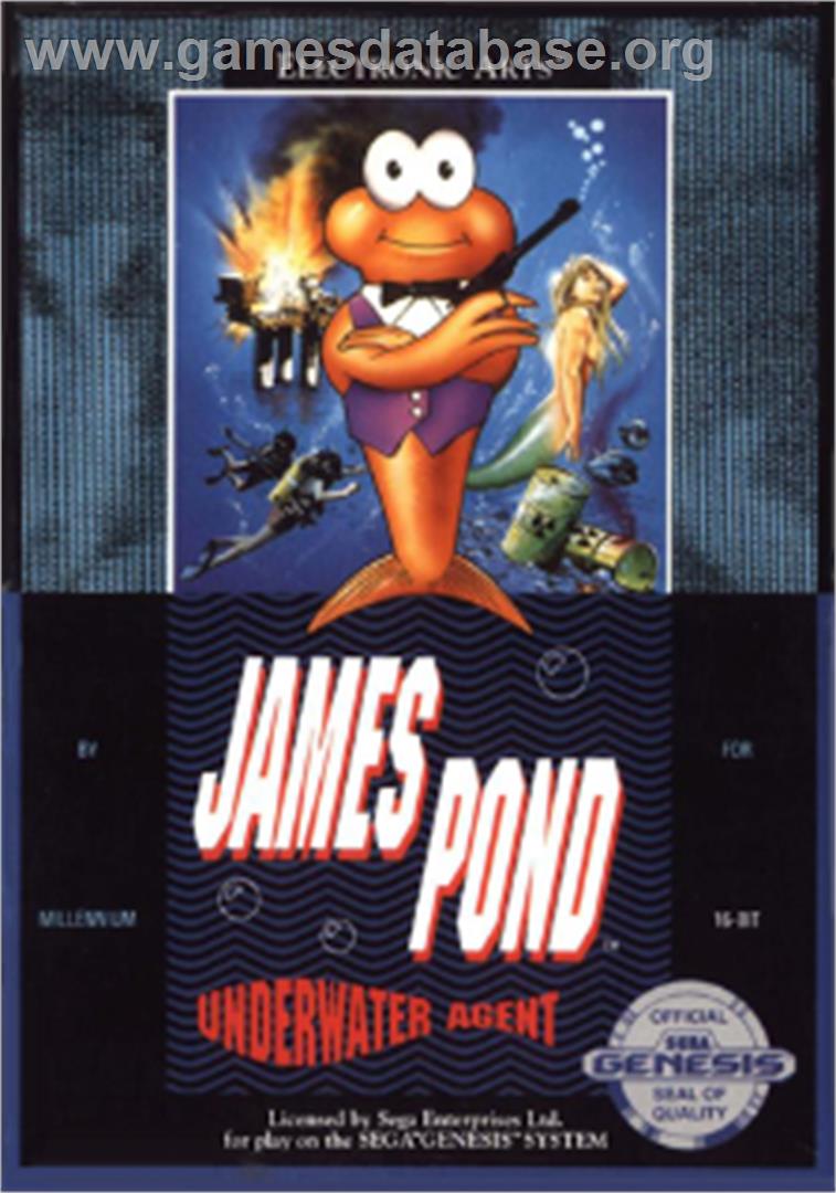 James Pond - Sega Nomad - Artwork - Box