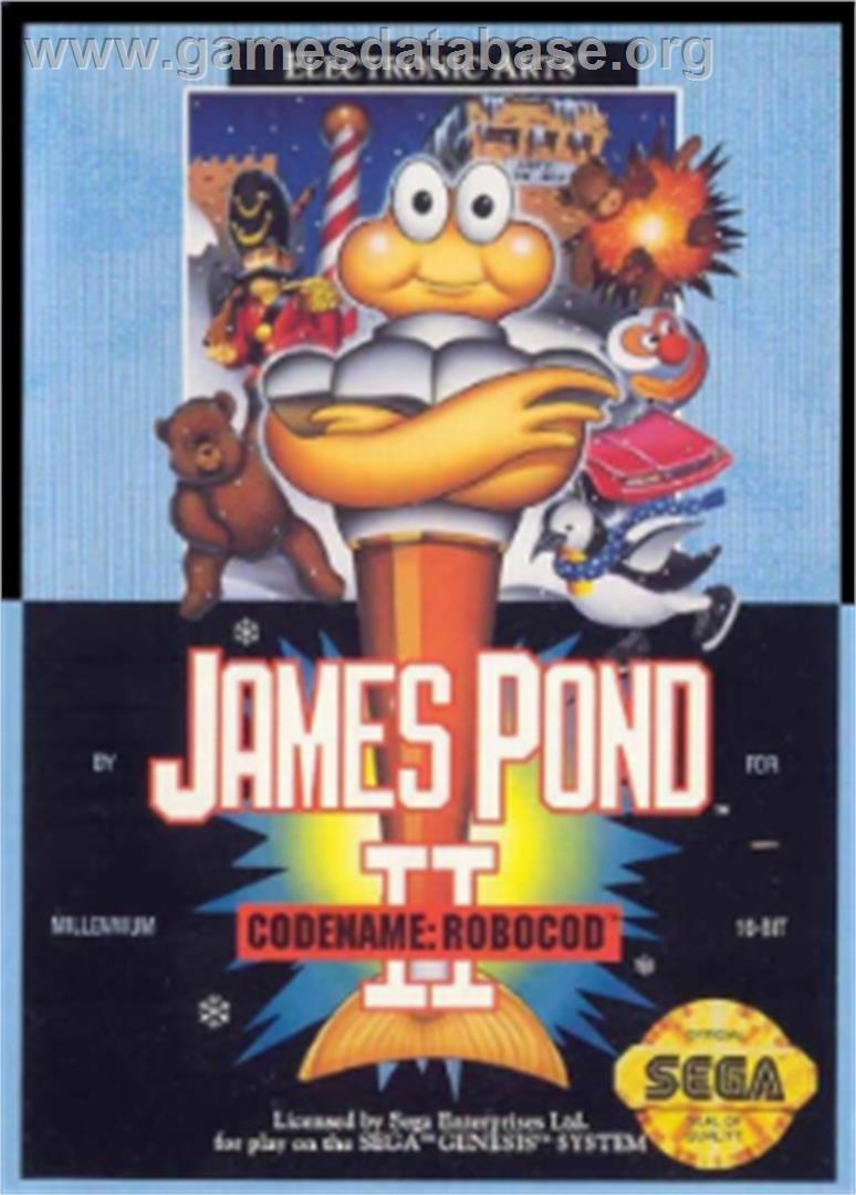 James Pond 2: Codename: RoboCod - Sega Nomad - Artwork - Box