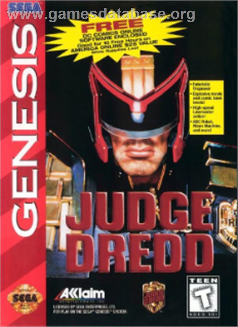 Judge Dredd - Sega Nomad - Artwork - Box