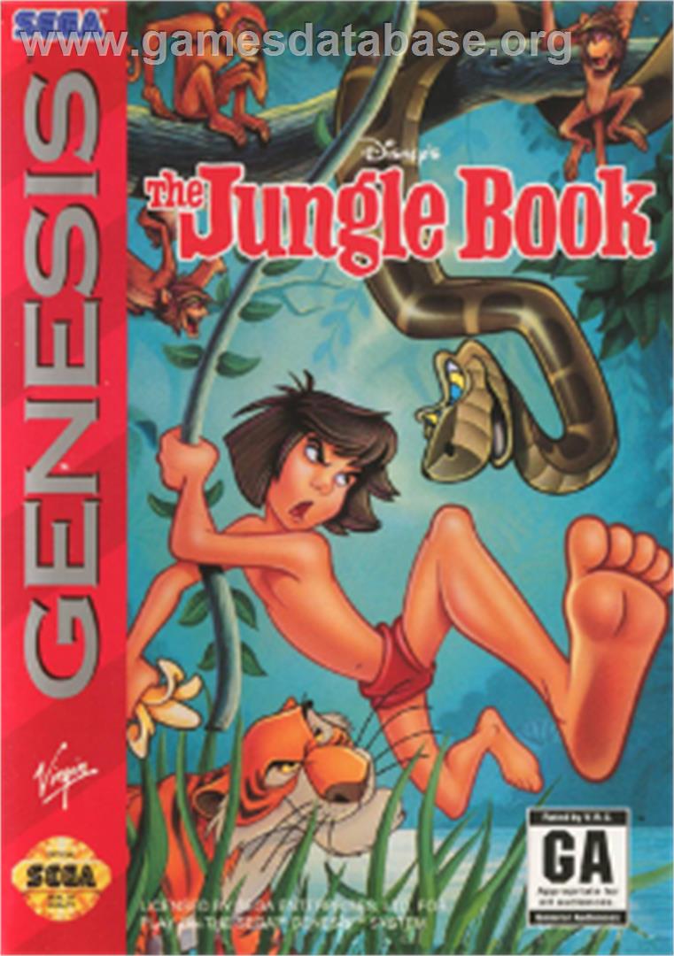 Jungle Book, The - Sega Nomad - Artwork - Box