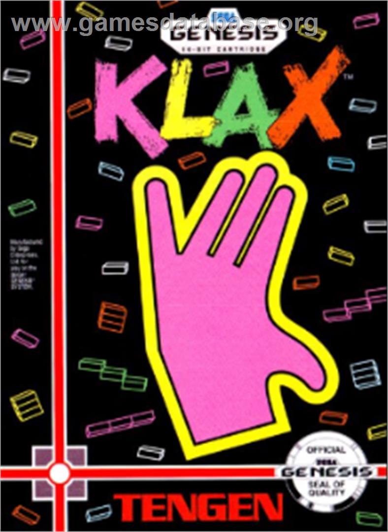 Klax - Sega Nomad - Artwork - Box