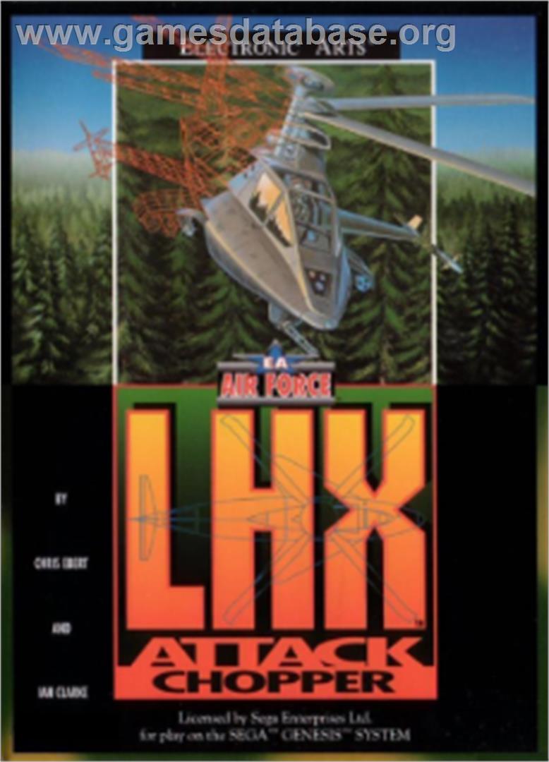 LHX: Attack Chopper - Sega Nomad - Artwork - Box
