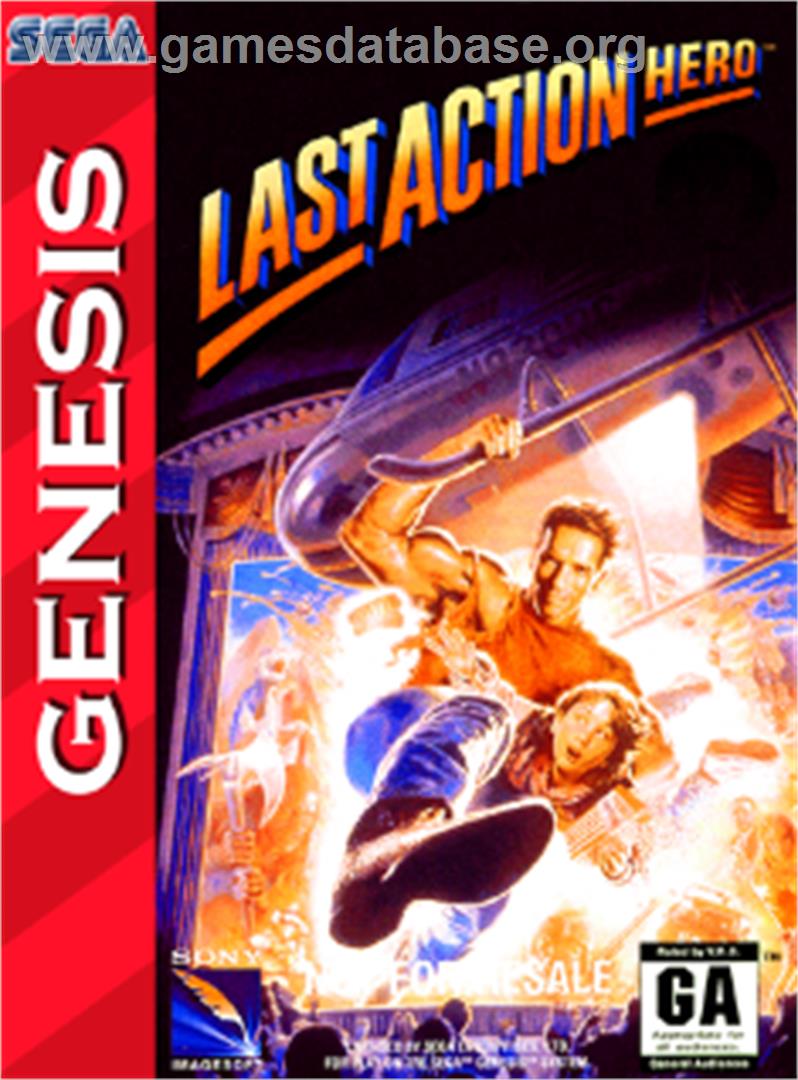 Last Action Hero - Sega Nomad - Artwork - Box