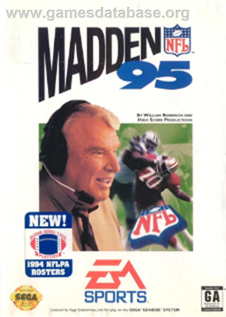 Madden NFL '95 - Sega Nomad - Artwork - Box