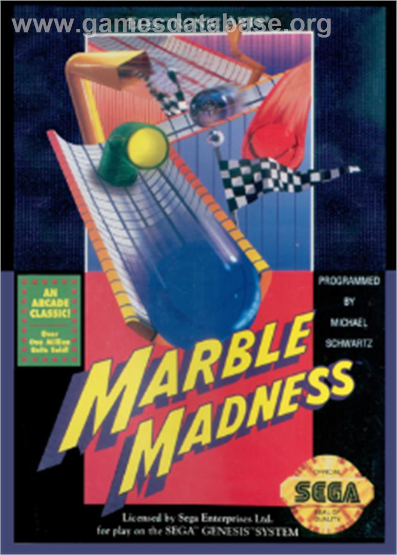 Marble Madness - Sega Nomad - Artwork - Box