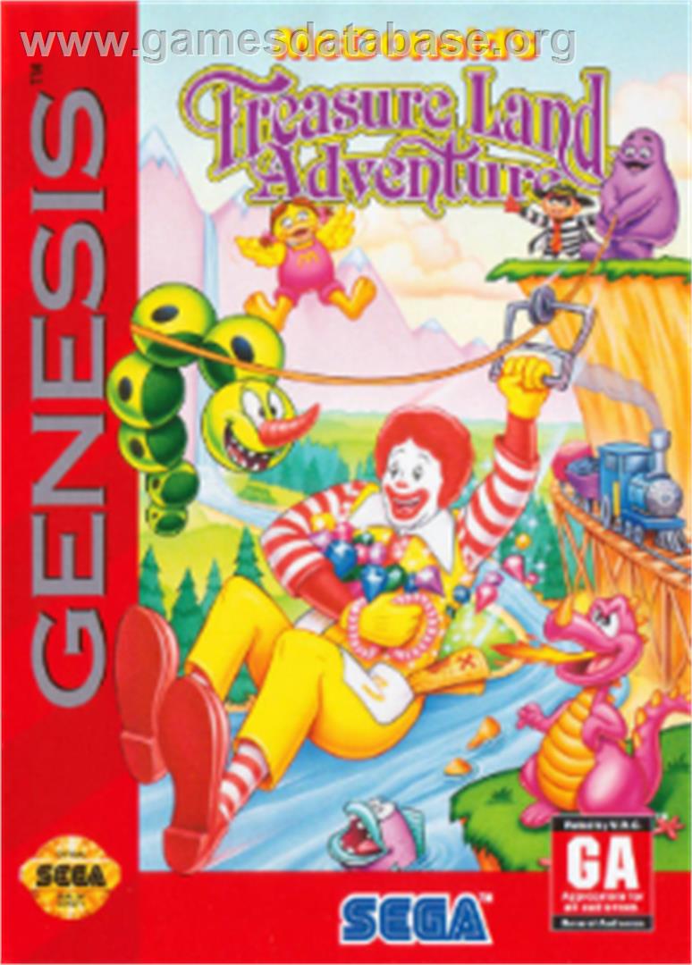 McDonald's Treasure Land Adventure - Sega Nomad - Artwork - Box