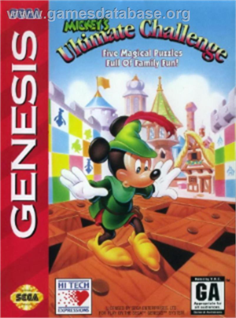 Mickey's Ultimate Challenge - Sega Nomad - Artwork - Box