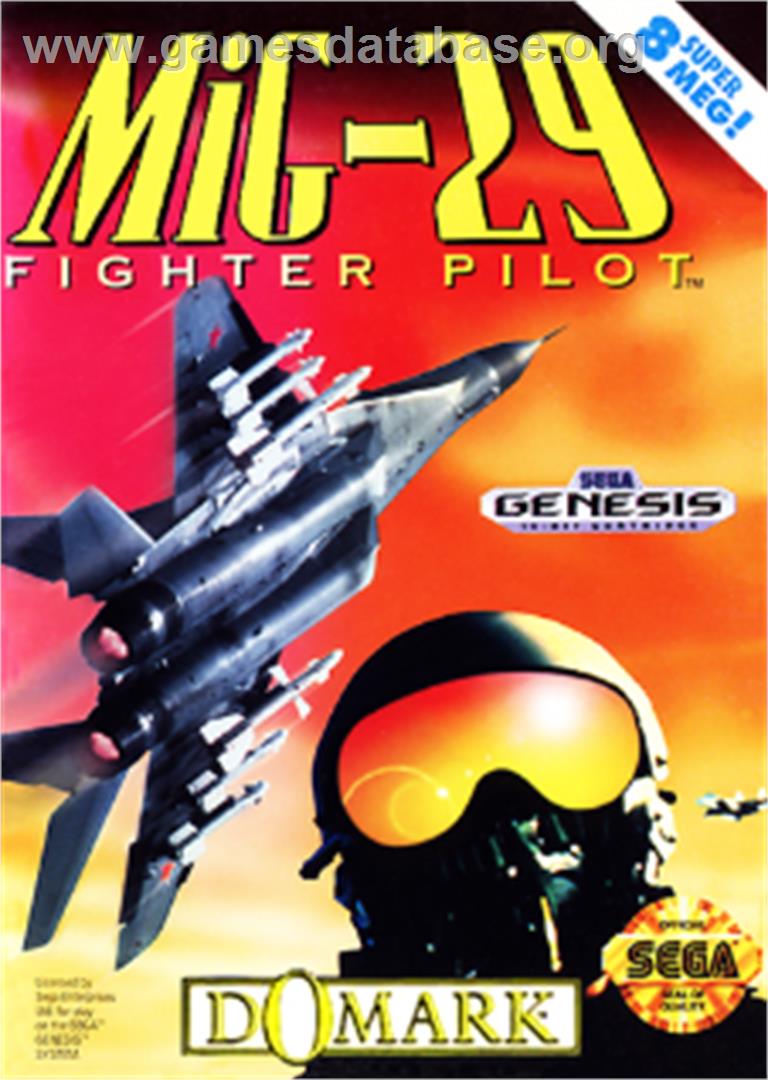 Mig-29 Fighter Pilot - Sega Nomad - Artwork - Box
