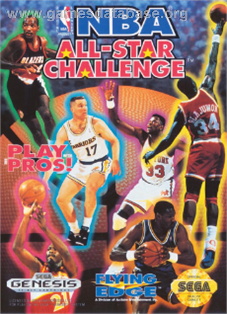 NBA All-Star Challenge - Sega Nomad - Artwork - Box