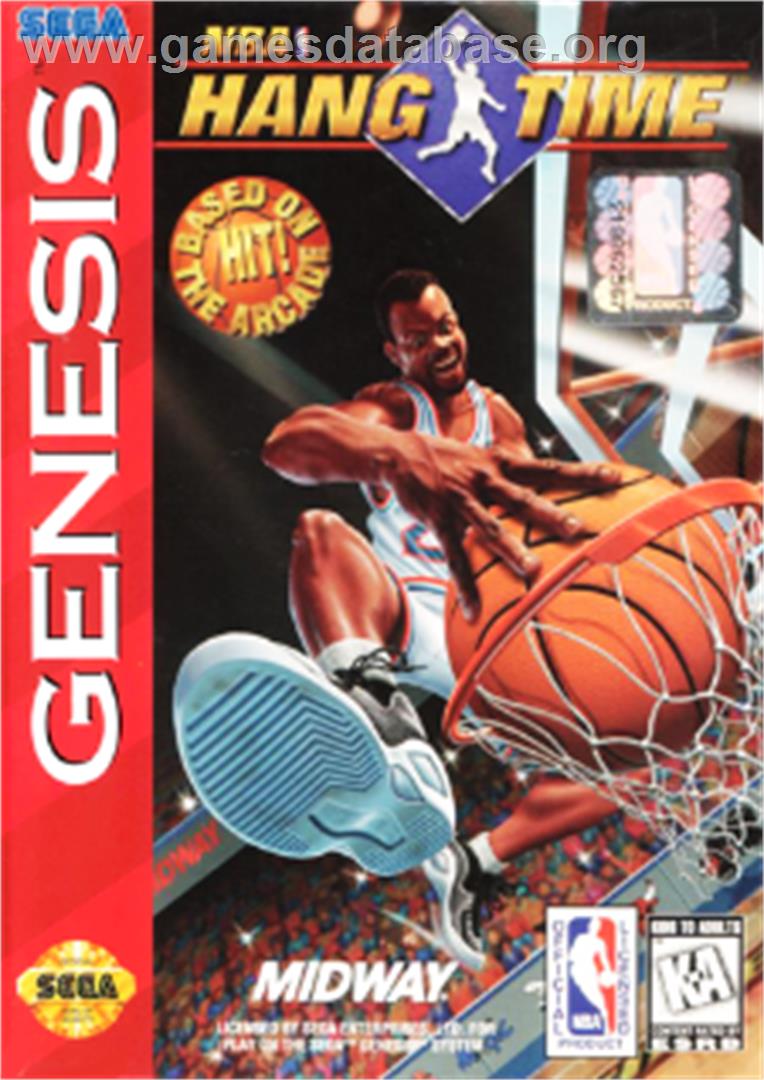 NBA Hang Time - Sega Nomad - Artwork - Box