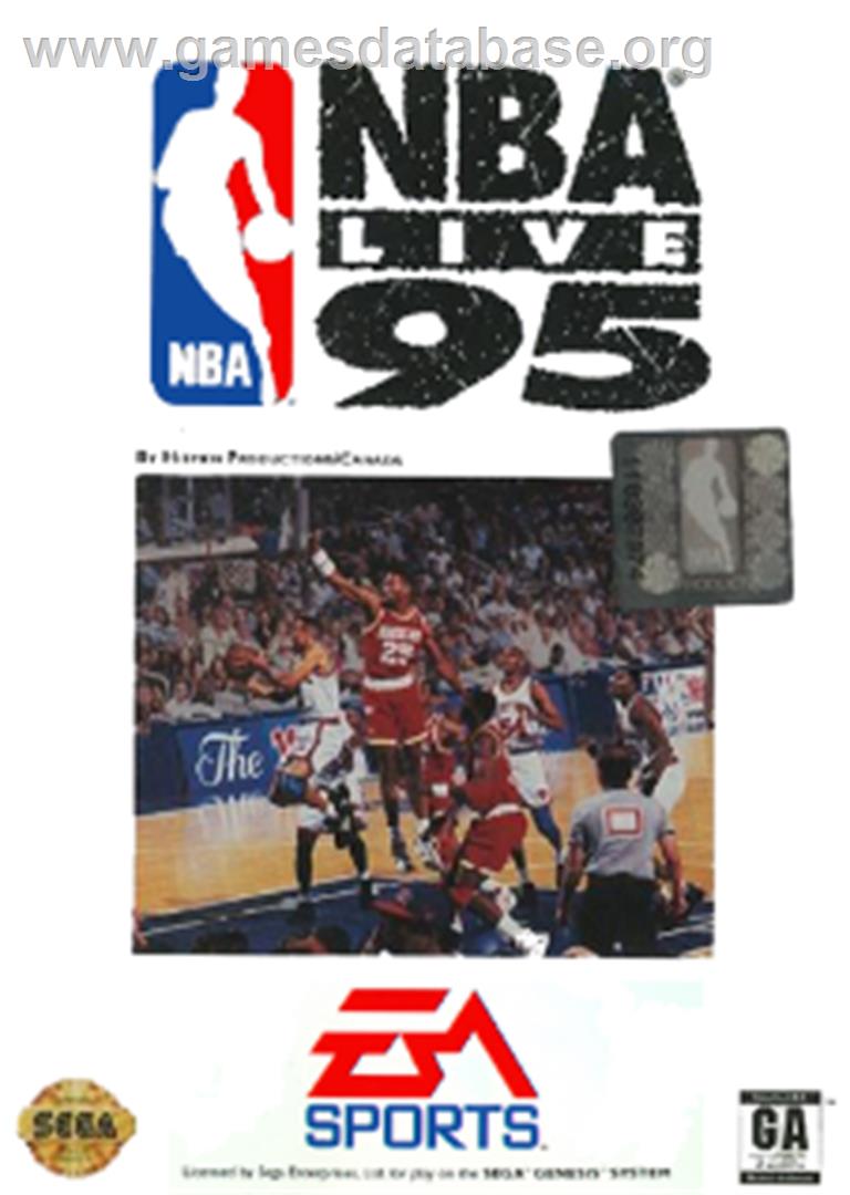 NBA Live '95 - Sega Nomad - Artwork - Box
