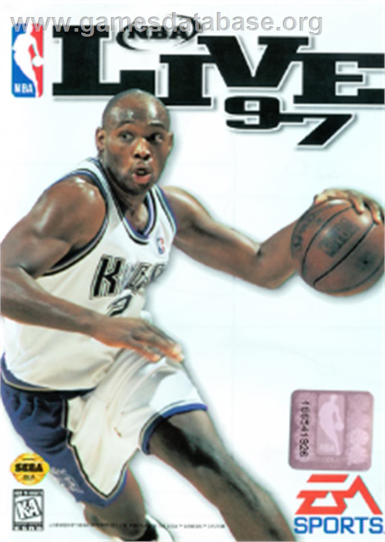 NBA Live '97 - Sega Nomad - Artwork - Box