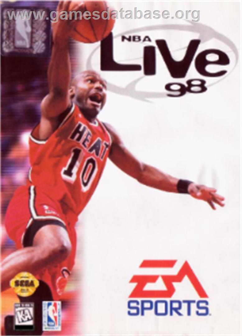 NBA Live '98 - Sega Nomad - Artwork - Box