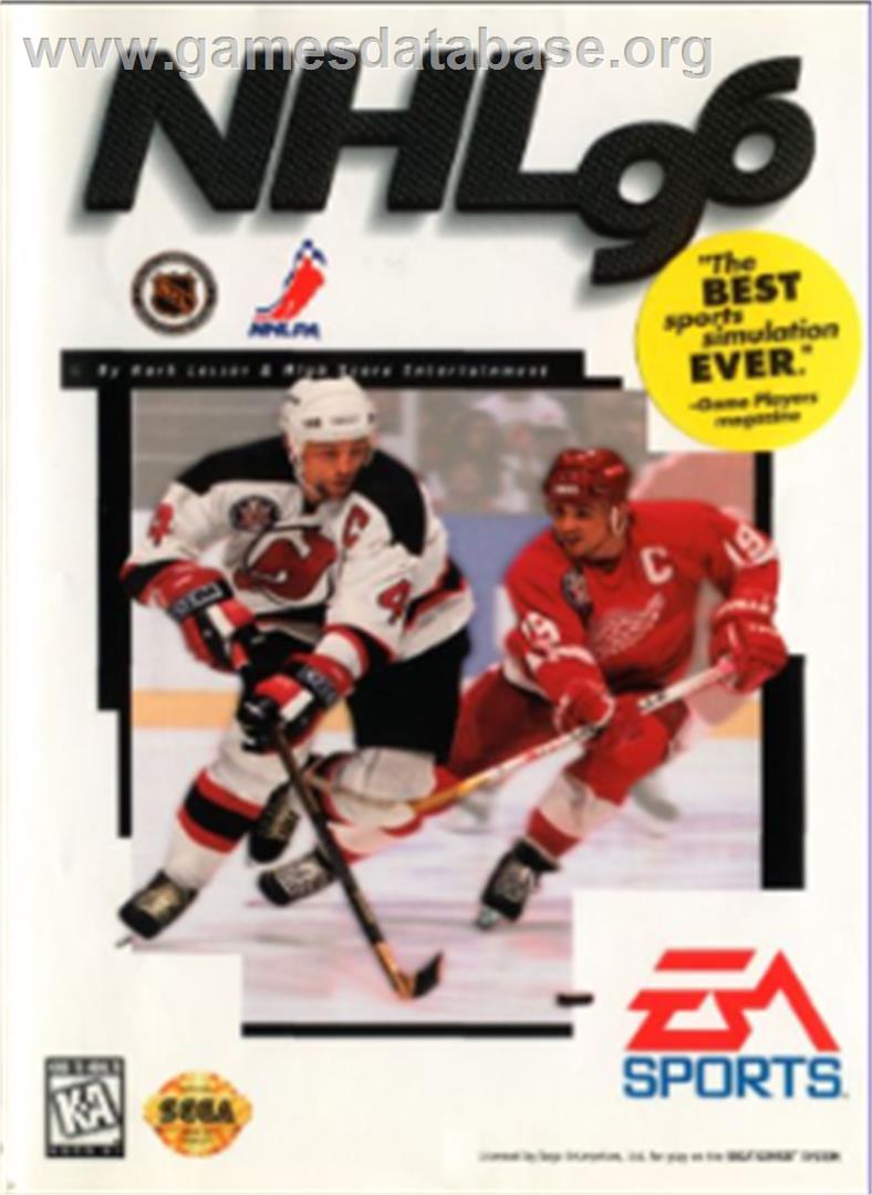 NHL '96 - Sega Nomad - Artwork - Box