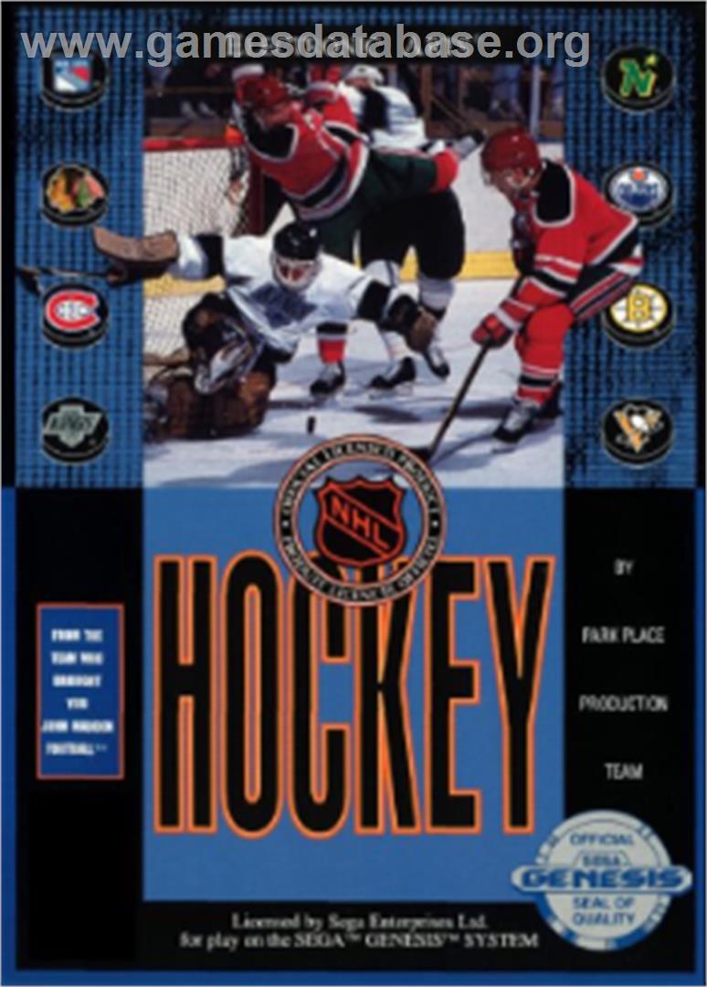 NHL Hockey - Sega Nomad - Artwork - Box