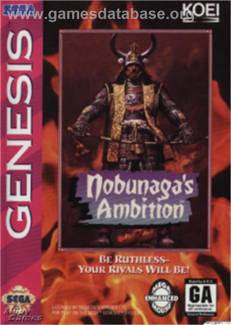 Nobunaga's Ambition - Sega Nomad - Artwork - Box
