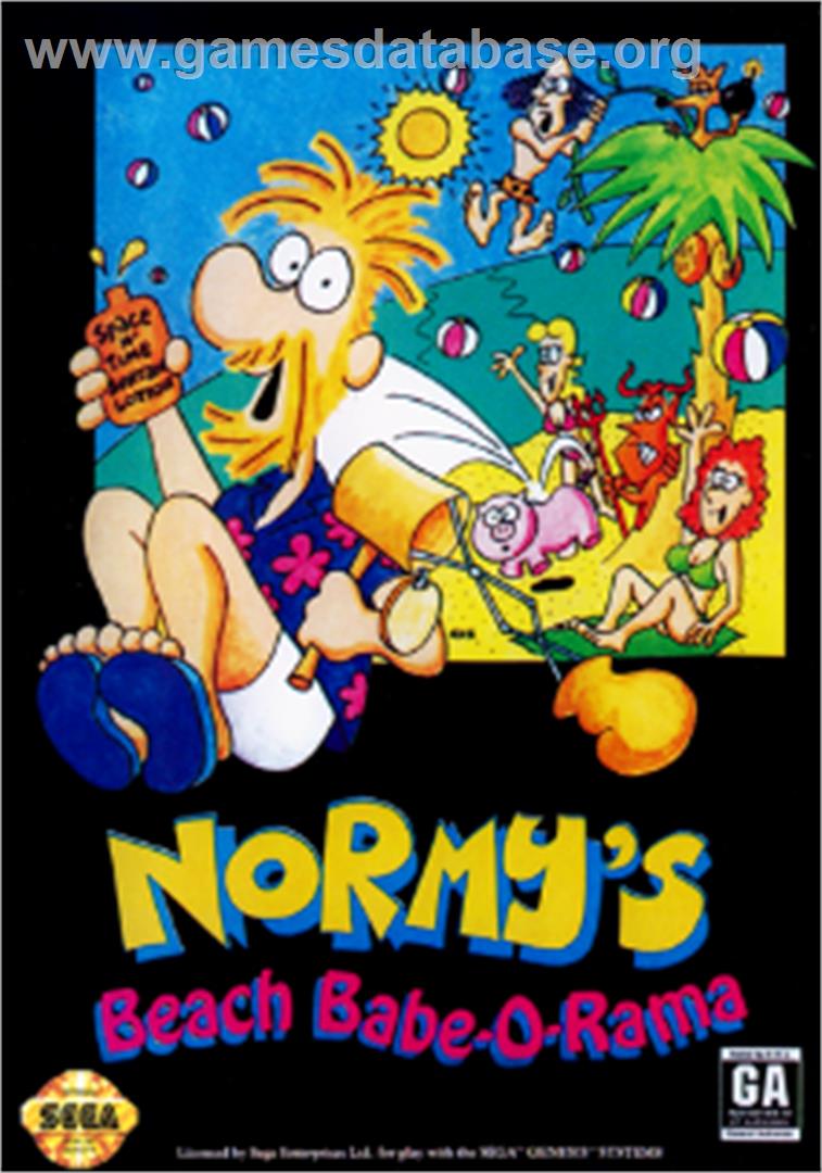 Normy's Beach Babe-O-Rama - Sega Nomad - Artwork - Box