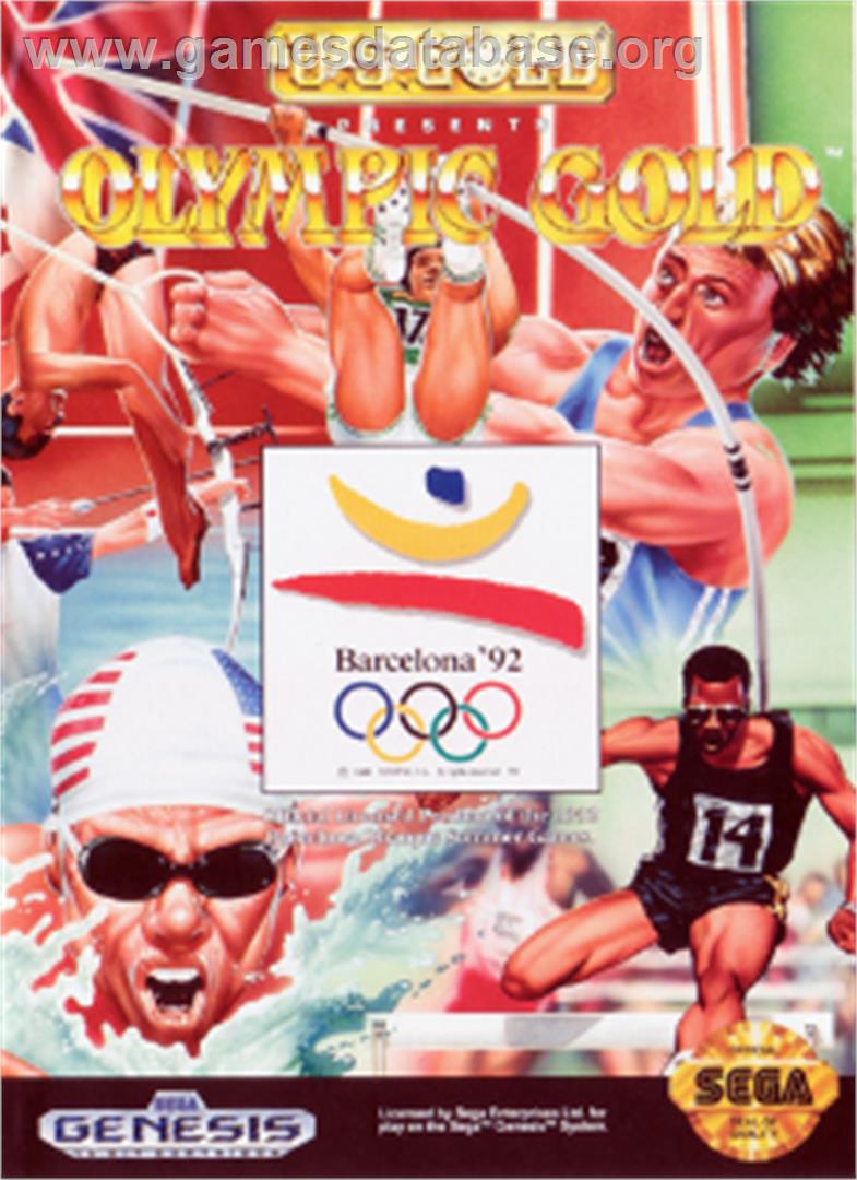 Olympic Gold: Barcelona '92 - Sega Nomad - Artwork - Box