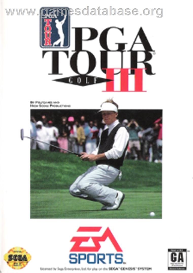 PGA Tour Golf 3 - Sega Nomad - Artwork - Box