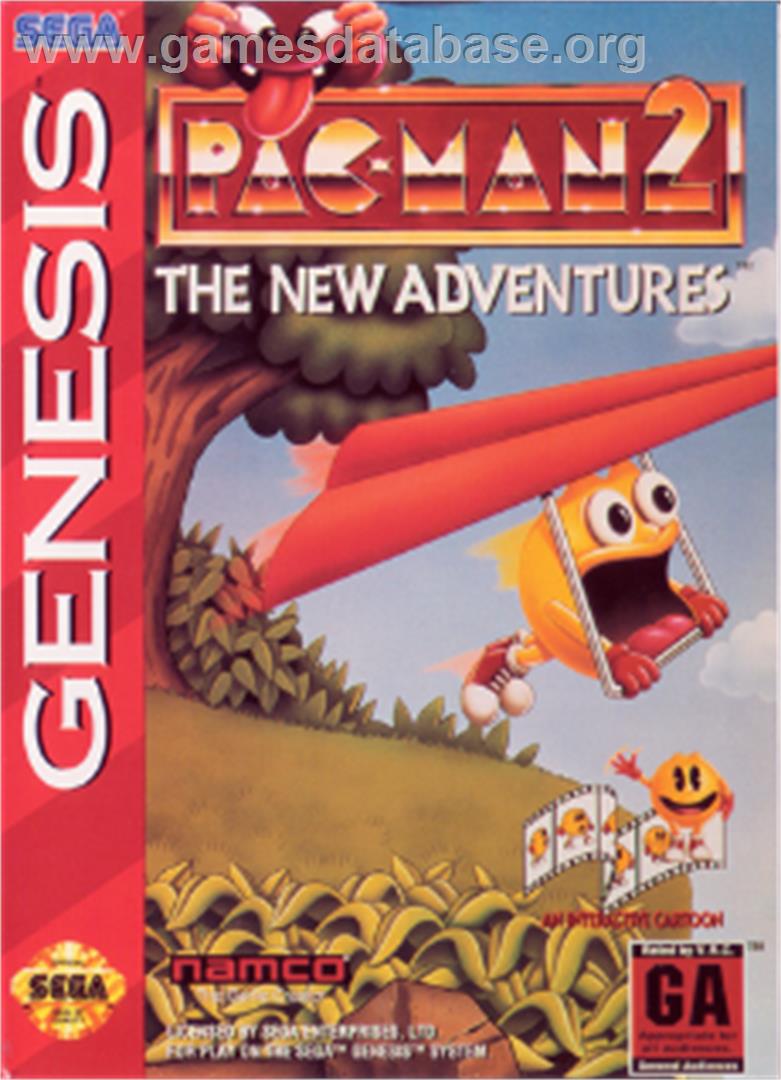 Pac-Man 2: The New Adventures - Sega Nomad - Artwork - Box