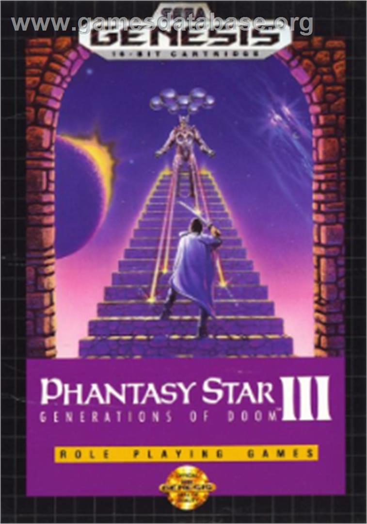 Phantasy Star 3: Generations of Doom - Sega Nomad - Artwork - Box