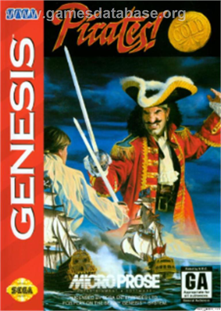 Pirates! Gold - Sega Nomad - Artwork - Box