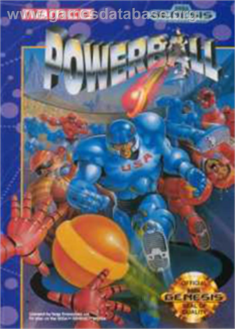 Power Ball - Sega Nomad - Artwork - Box