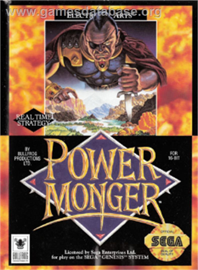Powermonger - Sega Nomad - Artwork - Box