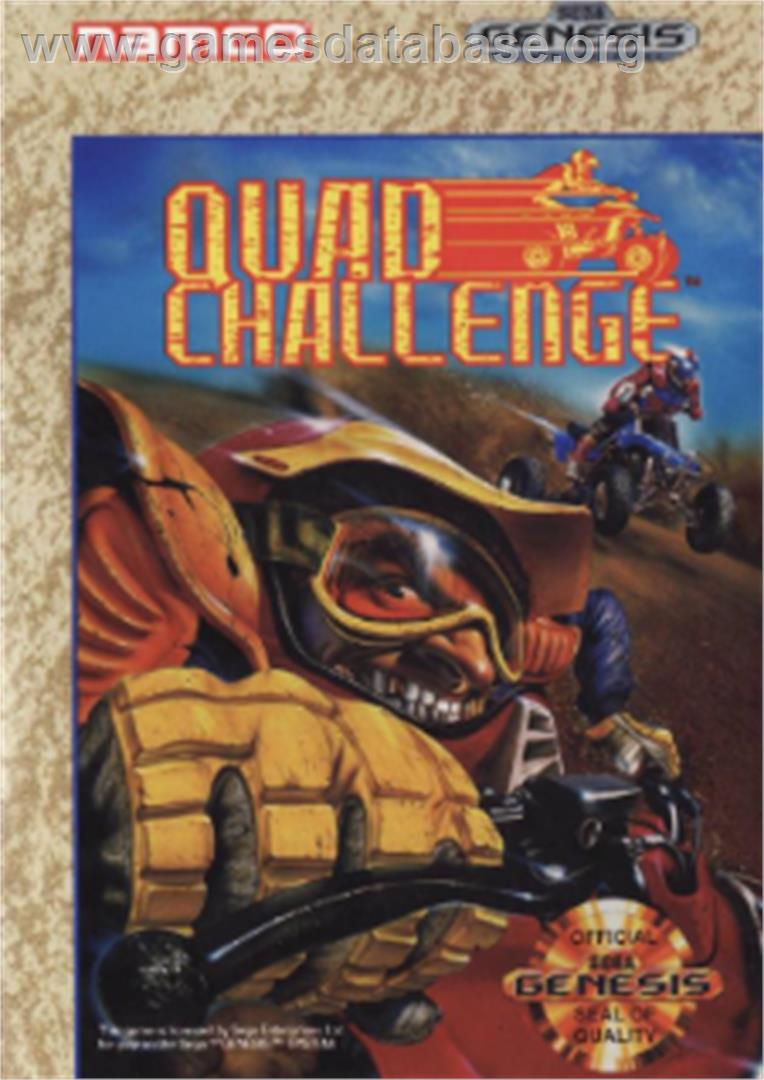 Quad Challenge - Sega Nomad - Artwork - Box