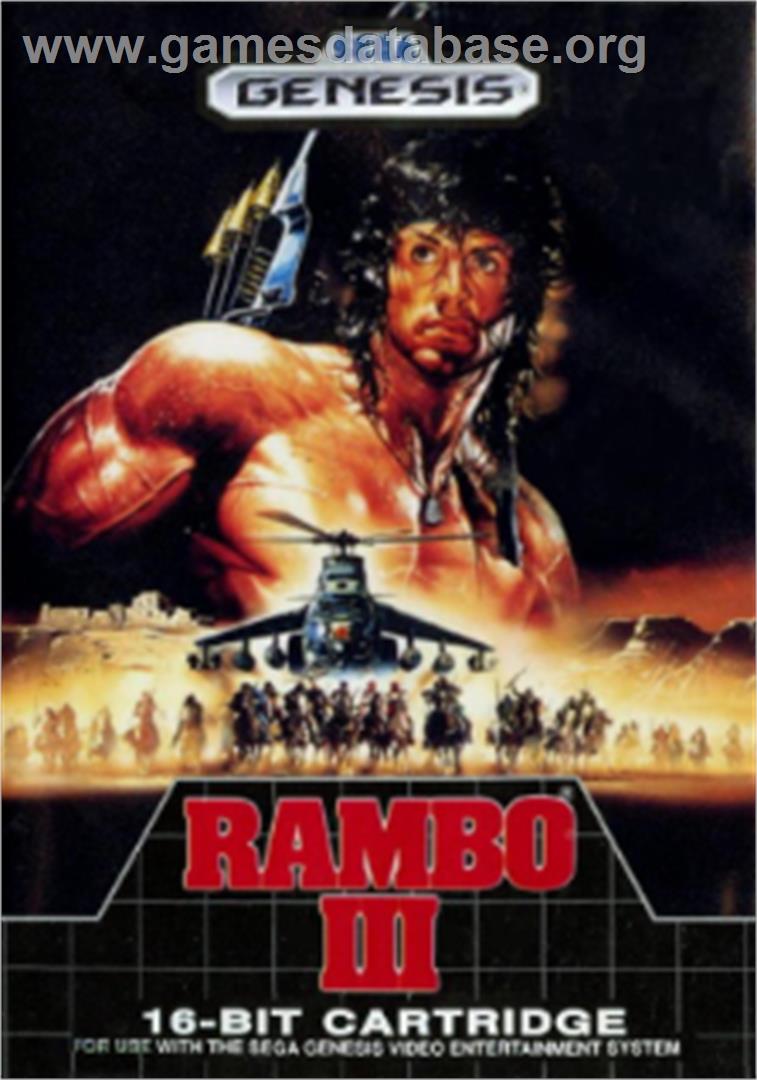 Rambo III - Sega Nomad - Artwork - Box