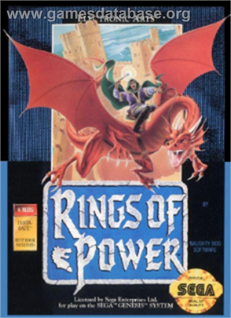 Rings of Power - Sega Nomad - Artwork - Box