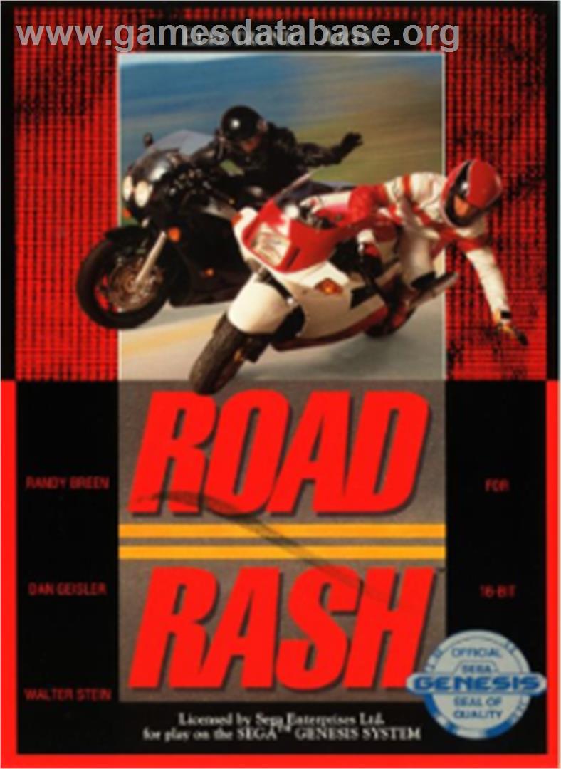 Road Rash - Sega Nomad - Artwork - Box