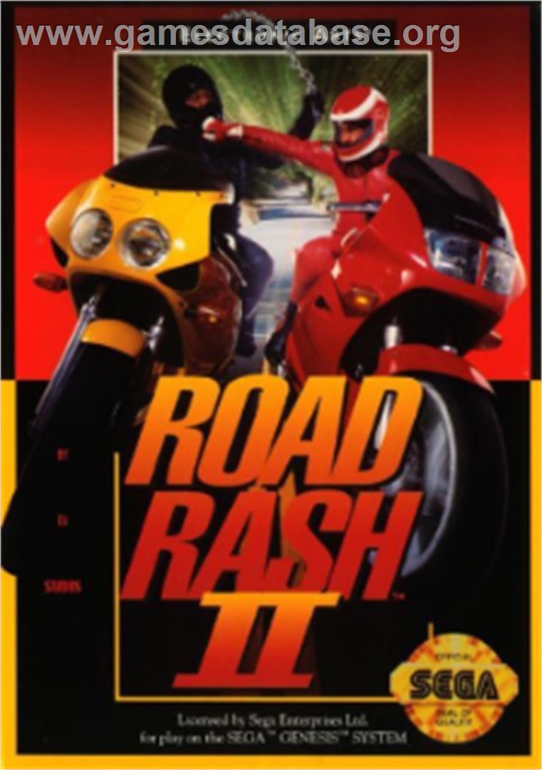 Road Rash 2 - Sega Nomad - Artwork - Box