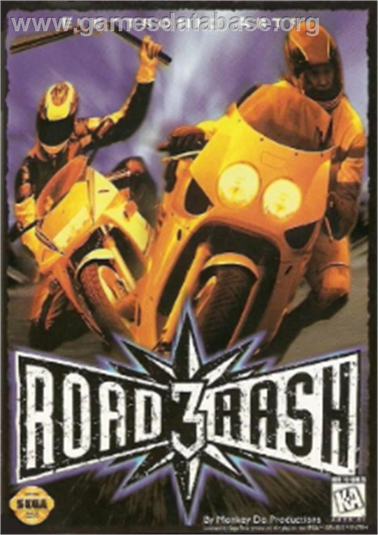 Road Rash 3: Tour De Force - Sega Nomad - Artwork - Box