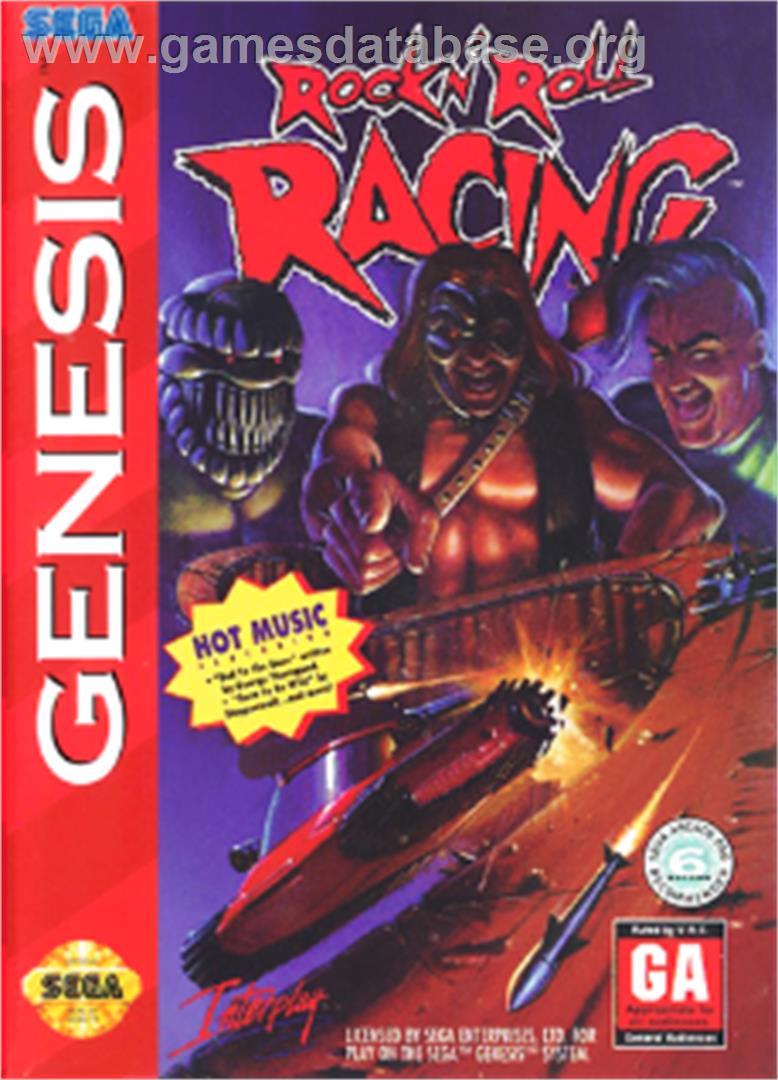Rock 'n Roll Racing - Sega Nomad - Artwork - Box