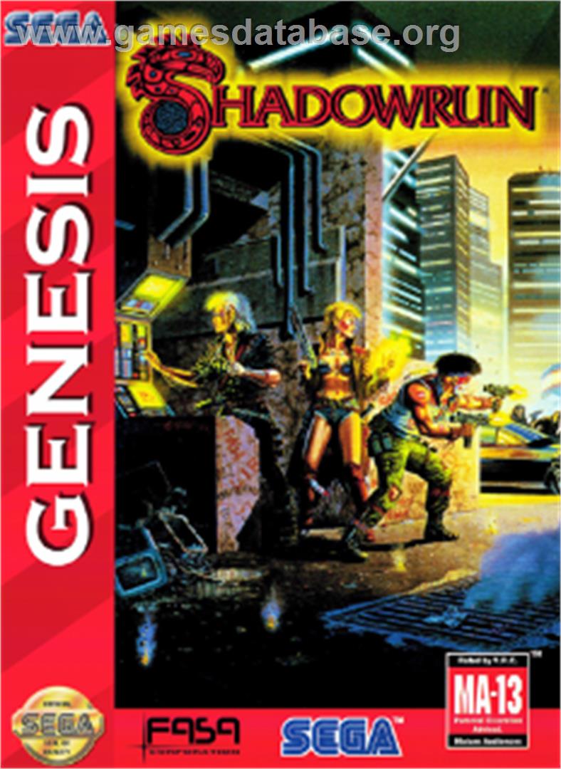 Shadowrun - Sega Nomad - Artwork - Box