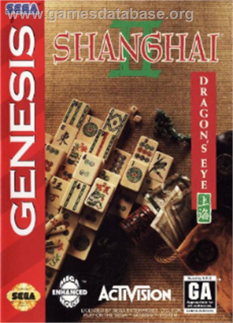 Shanghai II - Sega Nomad - Artwork - Box
