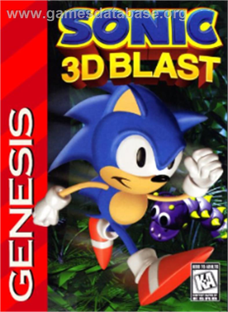 Sonic 3D Blast - Sega Nomad - Artwork - Box